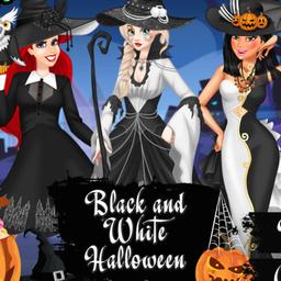  Black and White Halloween